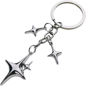 Star Moon Keychain Y2k Aesthetic Accessories Keychain Purse Bag Charms Keyring for Women Girls