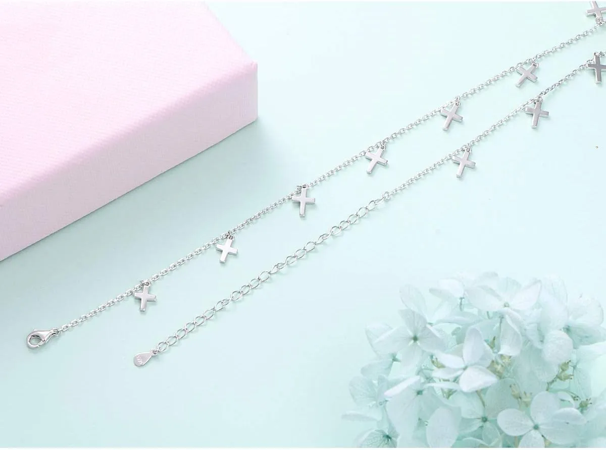 Sterling Silver Jewelry Choker Necklace Pendant Disc Chain Statement Necklace For Women 13 3 inches