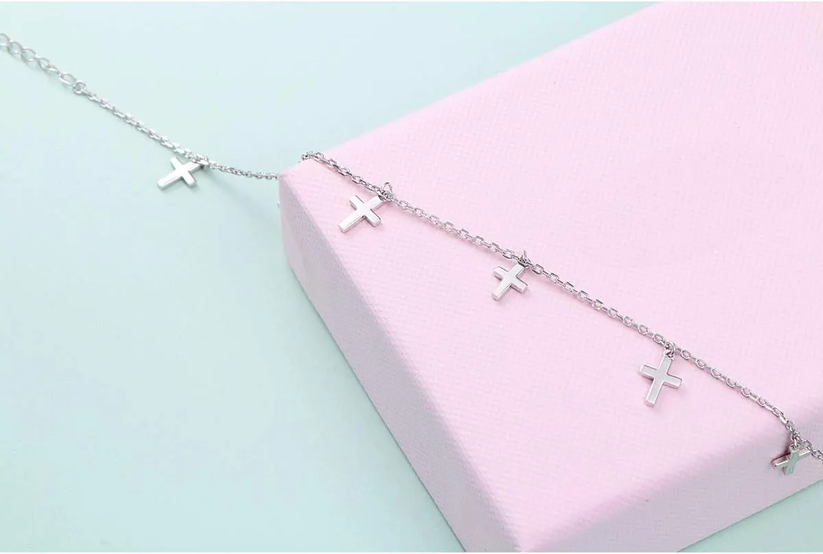 Sterling Silver Jewelry Choker Necklace Pendant Disc Chain Statement Necklace For Women 13 3 inches
