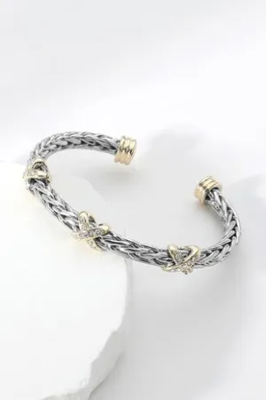 Time To Go CZ Bracelet