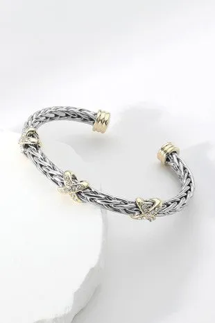 Time To Go CZ Bracelet