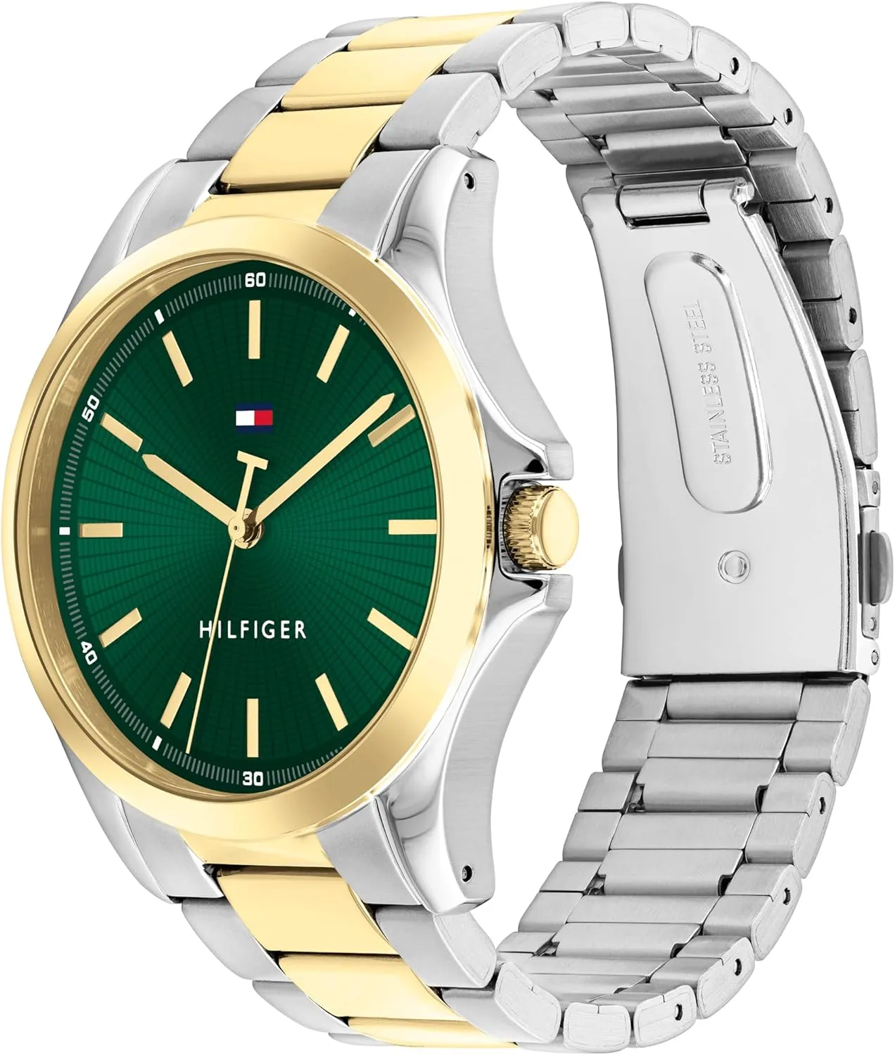 Tommy Hilfiger Men's 3H Quartz Bracelet Watch - 3 ATM Water Resistance - Modern, Stylish Timepiece for Everyday Wear - Gift for Him - 42mm