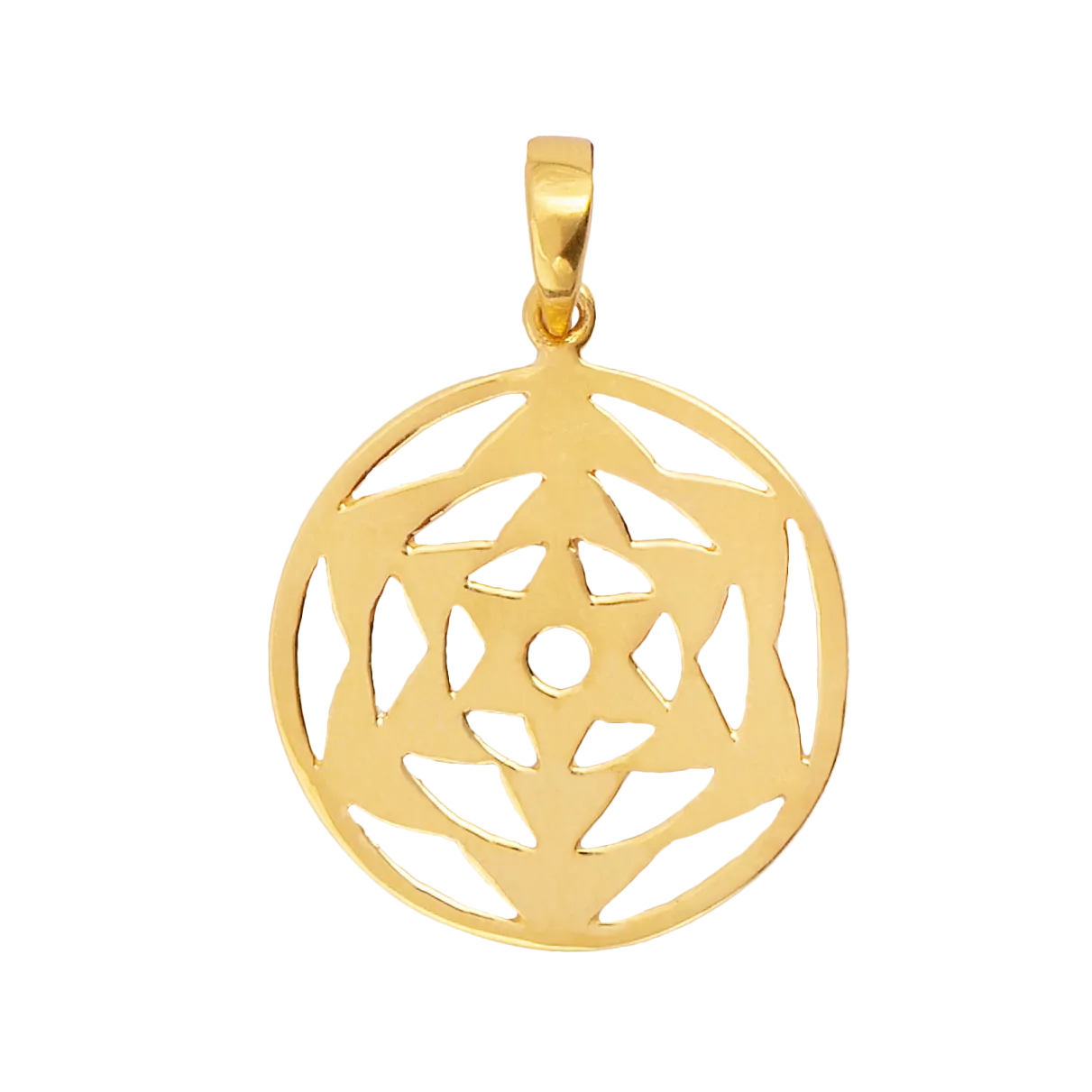 Turquoise & Gold Chain with Capella Golden Pendant Necklace