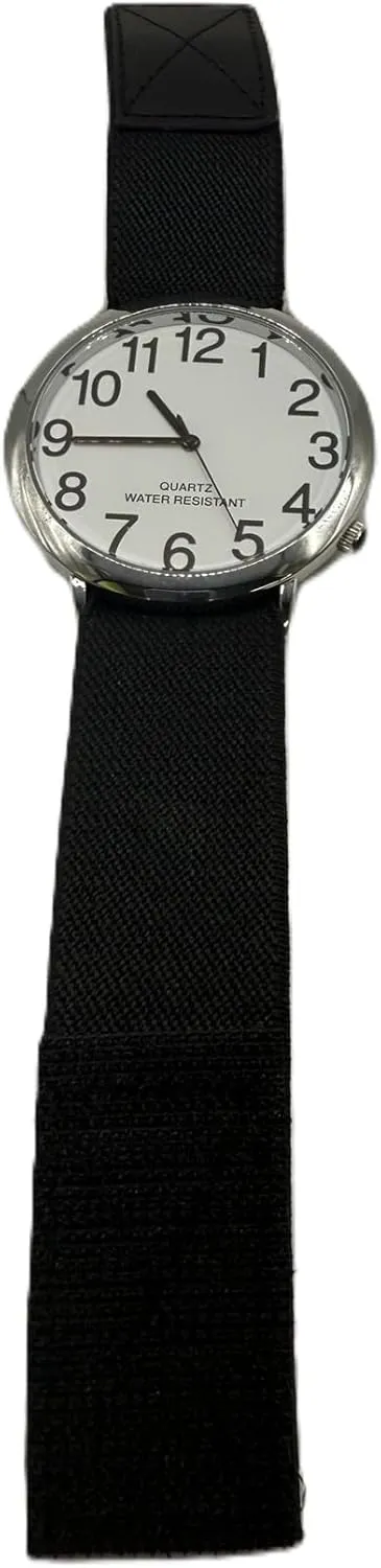 Unisex Low Vision 2" Watch with Fabric Stretch Band