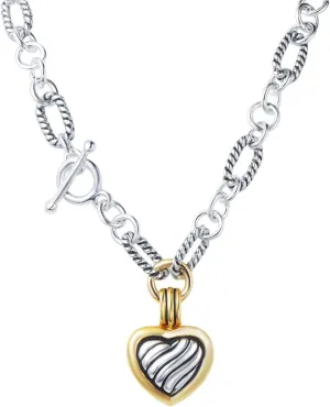 UNY JEWEL Jewelry Fashion Trendy Pendants Antique Pendant Heart Cable Wire Desinger Inspired Women Charms Necklace Gift