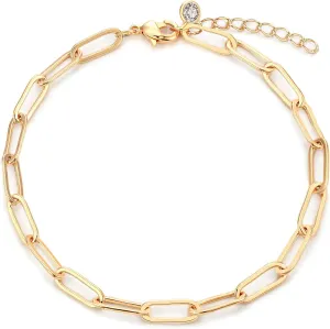 VACRONA Gold Tiny Beaded Bracelet 14K Gold Plated Chain Bracelets for Women Dainty Tiny Pearl Bracelet Adjustable Chain Jewelry